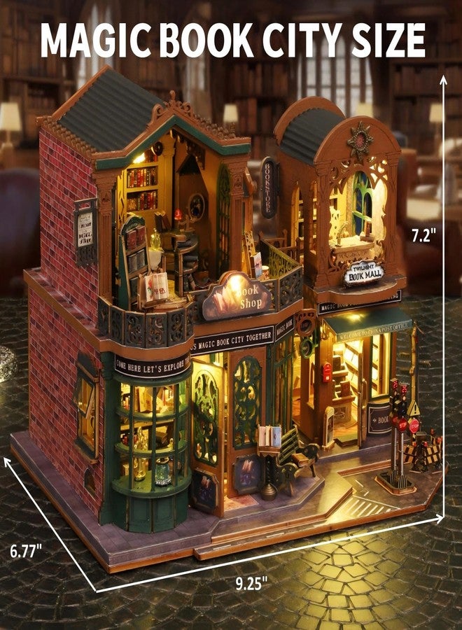 OZJAY Miniature House Kit, Mini House Building Kit with Furniture, DIY Miniature Kit for Adults Teen, Dollhouse Kit for Birthday Christmas, Magic Book House - Image 3